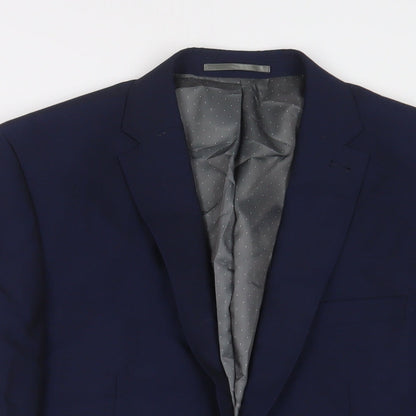 Mens UK Size 38 NEXT Regular Blue Suit Jacket