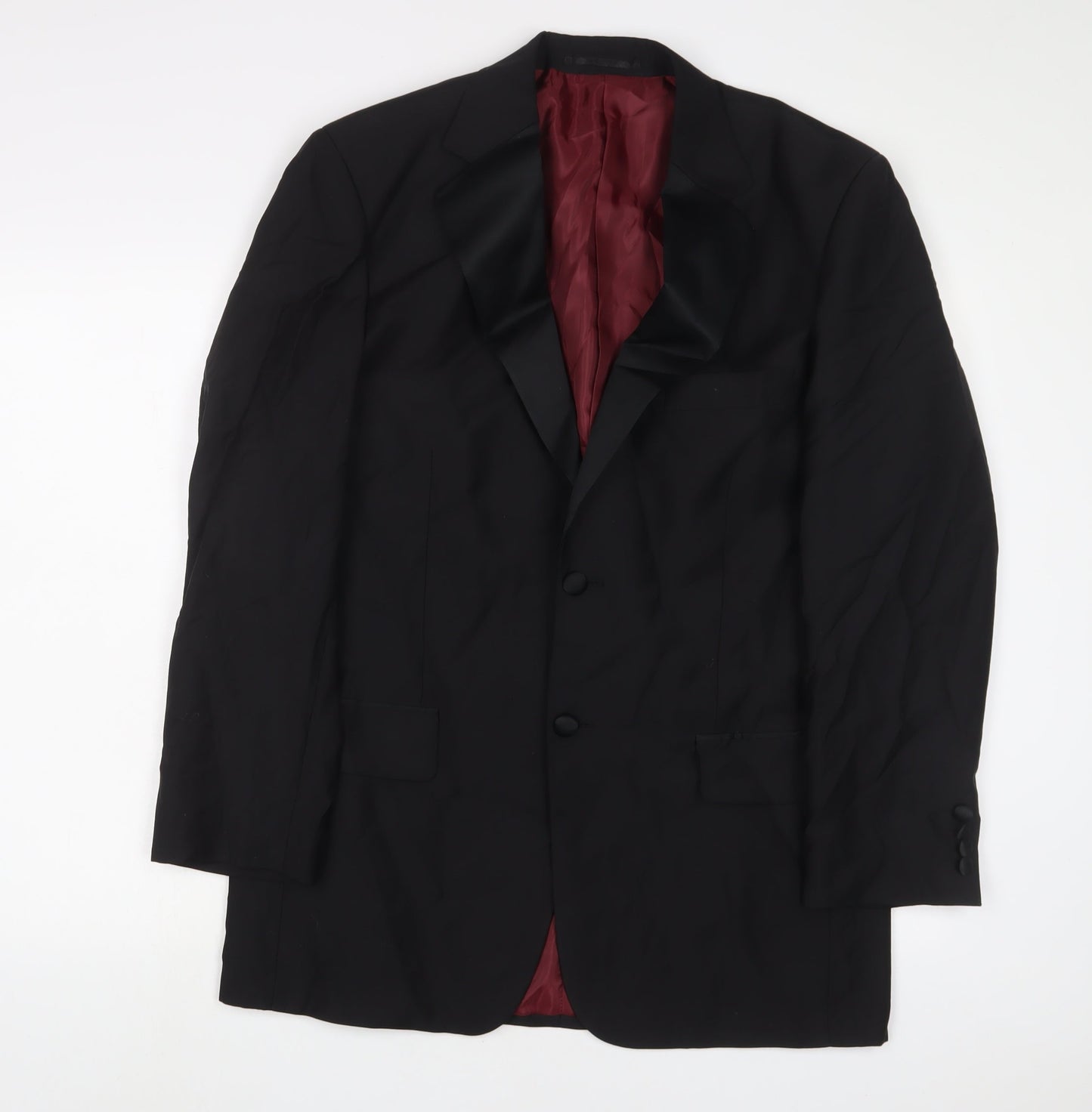 Mens UK Size 40 SCOTT&TAYLOR Regular Black Suit Jacket