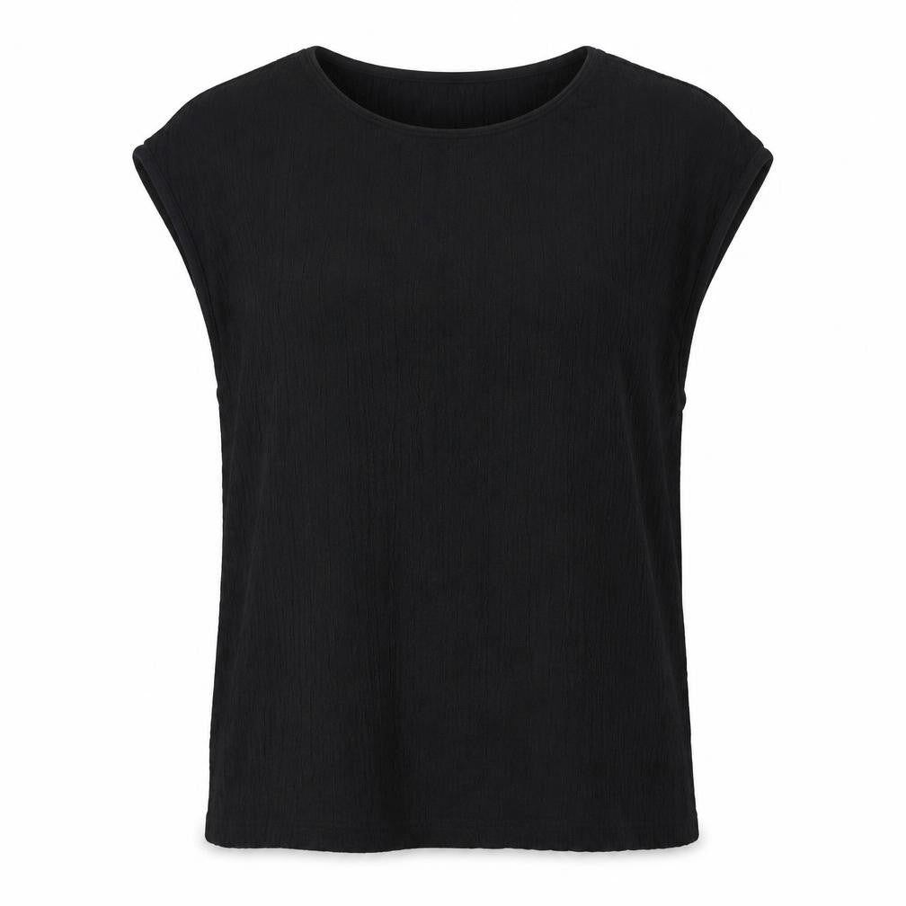 Womens UK Size 16 Marks and Spencer Black Basic Button-Up