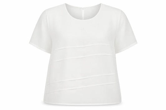 Womens UK Size 16 Afibel White Basic Button-Up