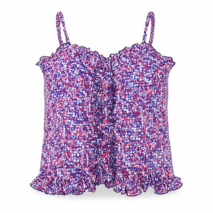 Per Una Womens Purple Polka Dot Cotton Basic Button-Up Size 12 Scoop Neck