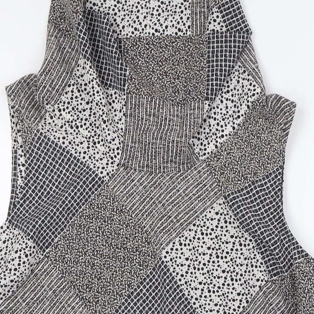 Womens UK Size L Paul Costelloe Black Basic Button-Up