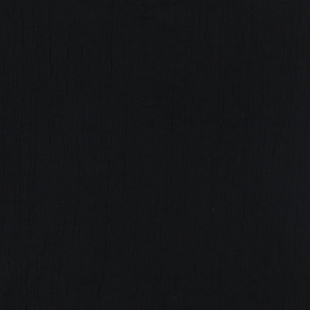 Womens UK Size 20 Marks and Spencer Black Basic Button-Up