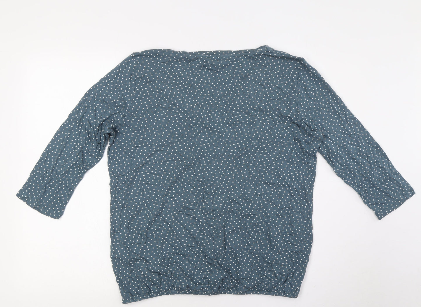 Womens UK Size XL TOM TAILOR Blue Basic Button-Up