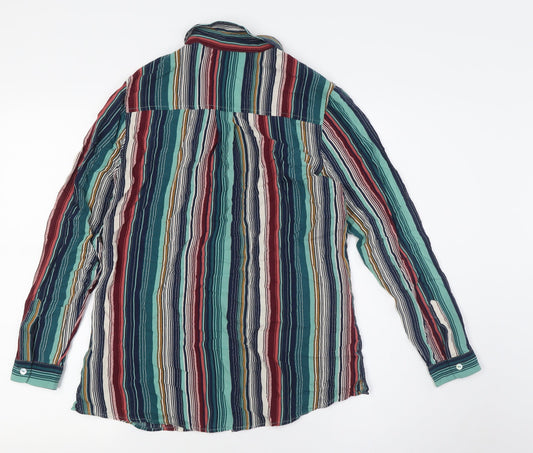 Womens UK Size 8 Monsoon Multicoloured Basic Button-Up
