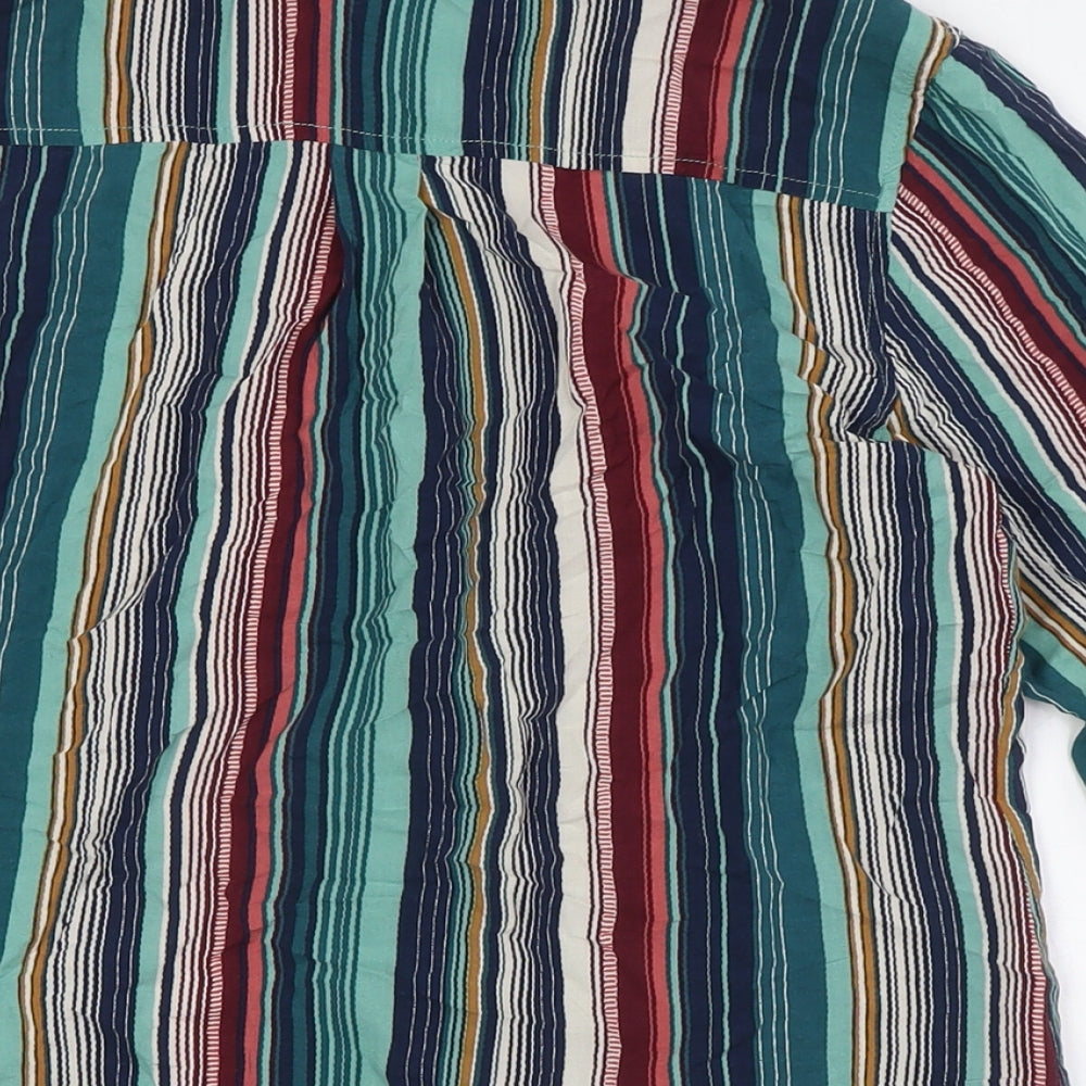 Womens UK Size 8 Monsoon Multicoloured Basic Button-Up