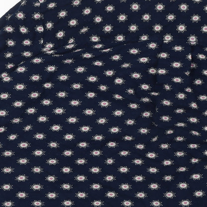 Womens UK Size 10 Marks and Spencer Blue Basic Button-Up