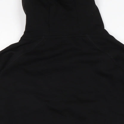 north eagle Womens Black Cotton Pullover Hoodie Size XS