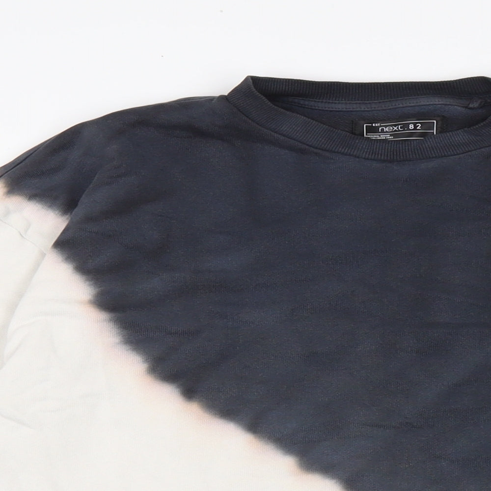 NEXT Girls Grey Cotton Pullover Sweatshirt Size 12-13 Years