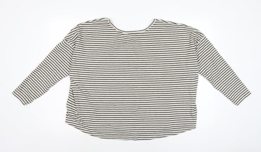 Womens UK Size L New Look Grey Jersey T-Shirt