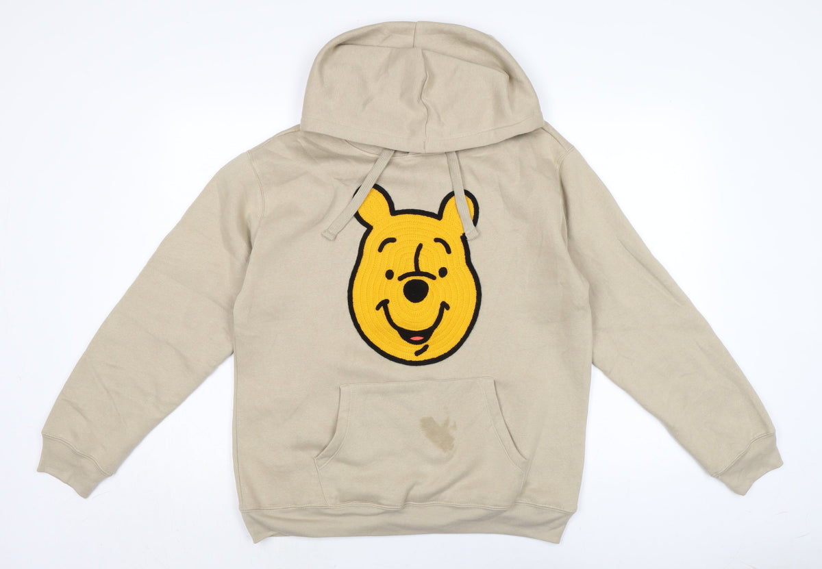 Womens UK Size M Disney Beige Pullover Hoodie