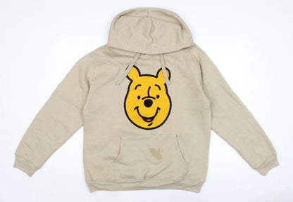 Womens UK Size M Disney Beige Pullover Hoodie