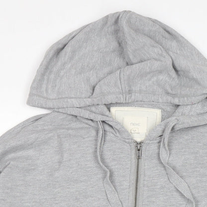 Womens UK Size 12 NEXT Grey Full Zip Hoodie