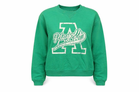 Womens UK Size M Divided Green Pullover Sweatshirt