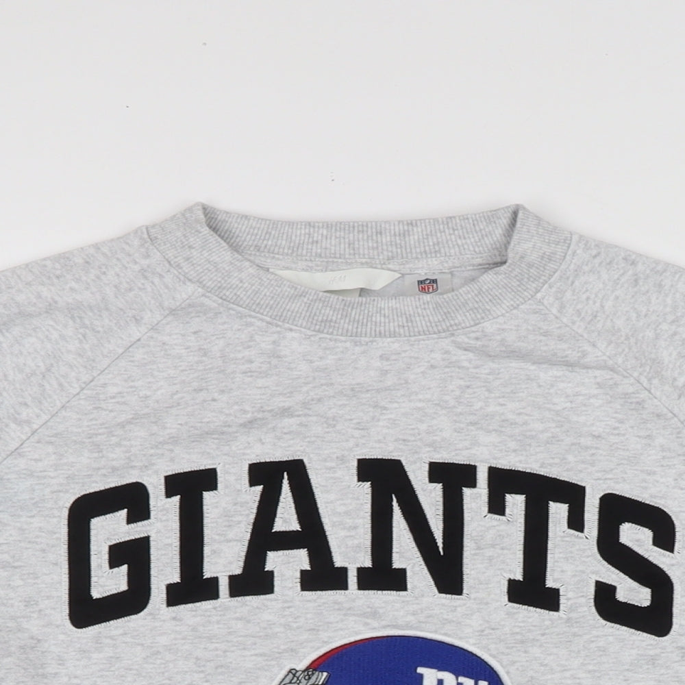NFL Womens Grey Cotton Pullover Sweatshirt One Size