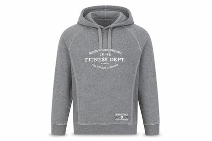 Domyos Mens Grey Cotton Pullover Hoodie Size S
