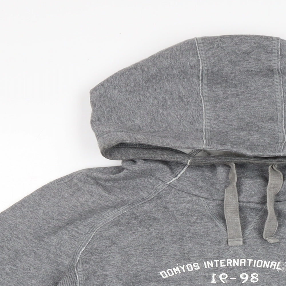 Mens UK Size S DOMYOS Grey Pullover Hoodie