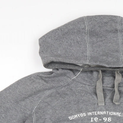 Mens UK Size S DOMYOS Grey Pullover Hoodie