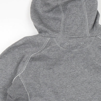 Mens UK Size S DOMYOS Grey Pullover Hoodie