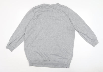 Womens UK Size L Disney Grey Pullover Sweatshirt
