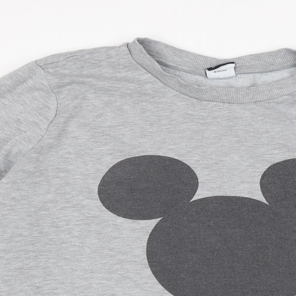 Womens UK Size L Disney Grey Pullover Sweatshirt