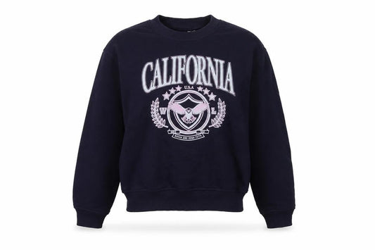 Womens UK Size S Divided Blue Pullover Sweatshirt