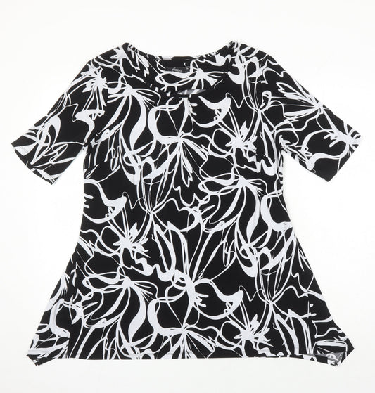 Womens UK Size 16 BM Collection Multicoloured Tunic Blouse