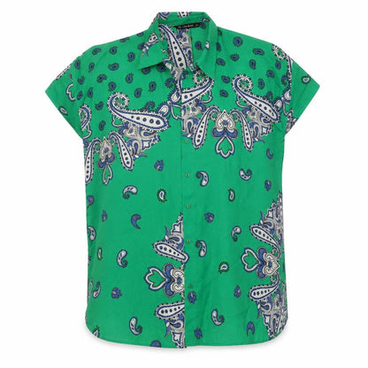 Womens UK Size S Zara Multicoloured Tunic Blouse