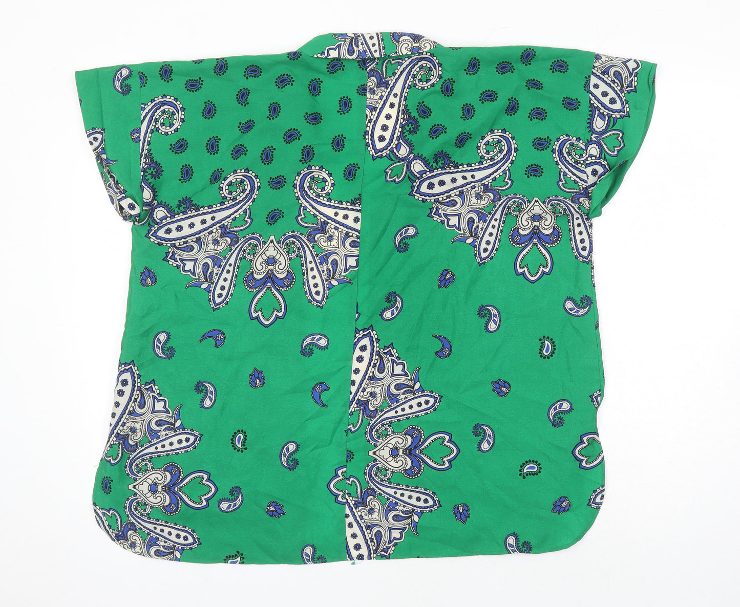 Womens UK Size S Zara Multicoloured Tunic Blouse