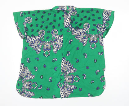 Womens UK Size S Zara Multicoloured Tunic Blouse