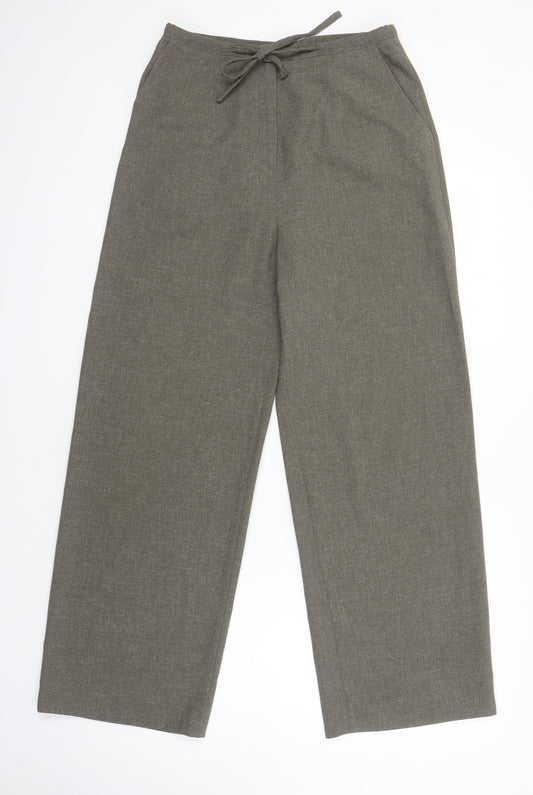 Womens UK Size 12 Alex & Co Regular Fit  Brown Trousers
