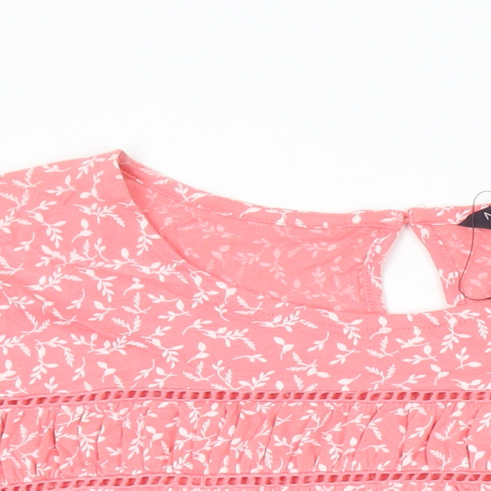 Womens UK Size 18 M&S Pink Tunic Blouse