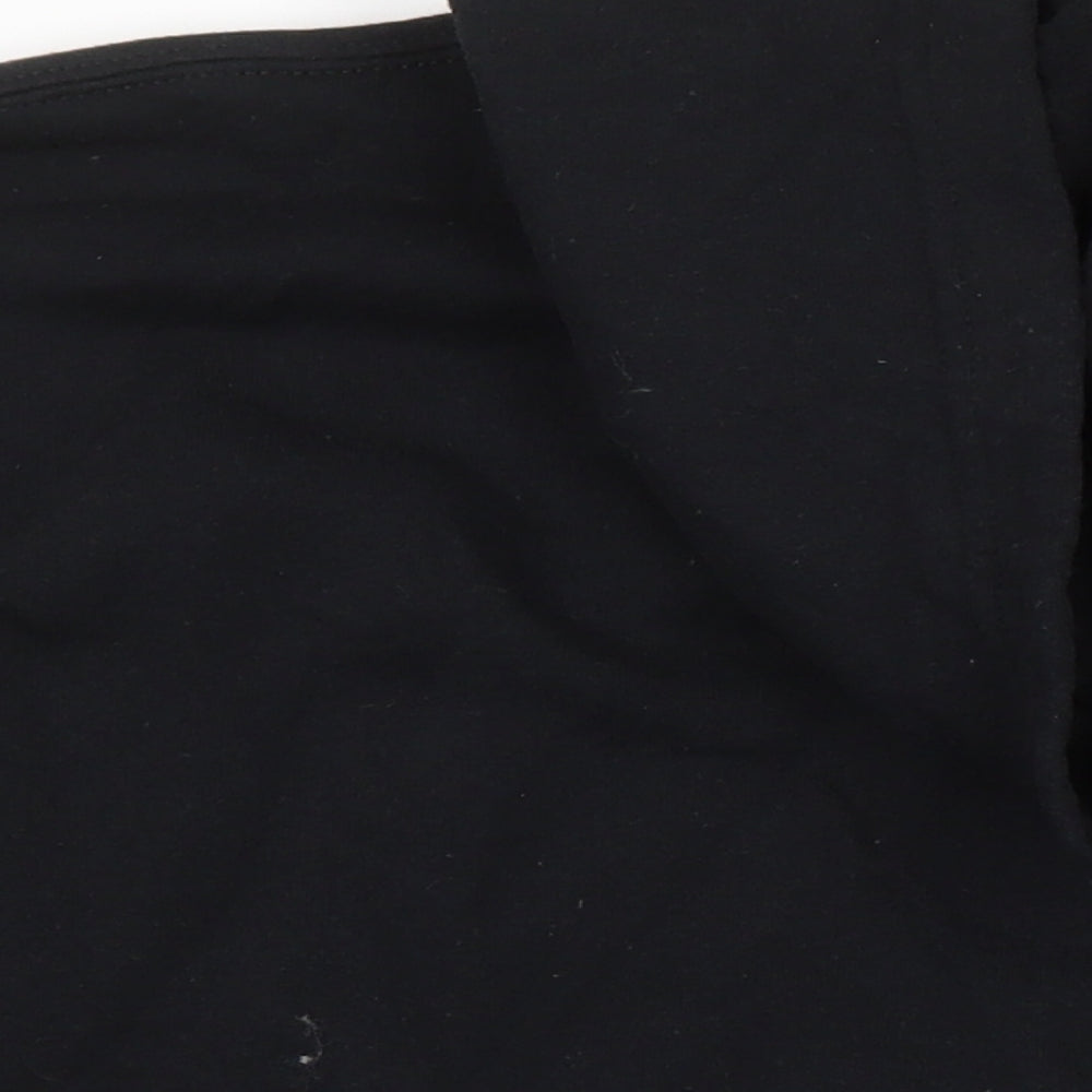 Mens UK Size 3XL Gildan Black Full Zip Hoodie
