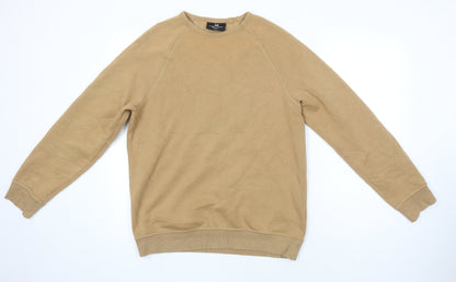 H&M Womens Brown Cotton Pullover Sweatshirt Size S