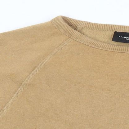 H&M Womens Brown Cotton Pullover Sweatshirt Size S