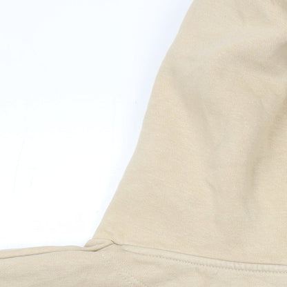 H&M Womens Beige Polyester Pullover Hoodie Size XL