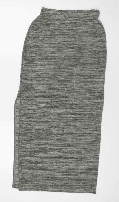Selected Womens Grey Viscose Maxi Skirt Size XS