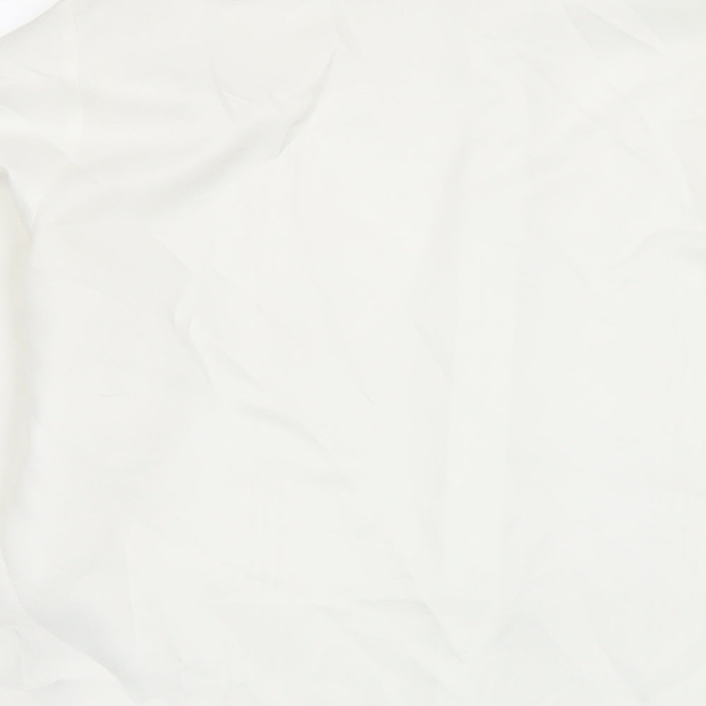 Womens UK Size 14 St Michael White Basic Button-Up