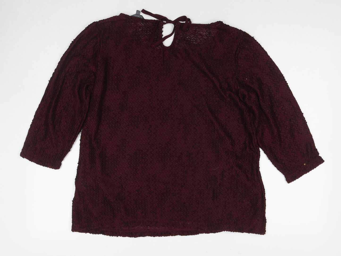 Womens UK Size 18 Marks and Spencer Red Pullover Jumper
