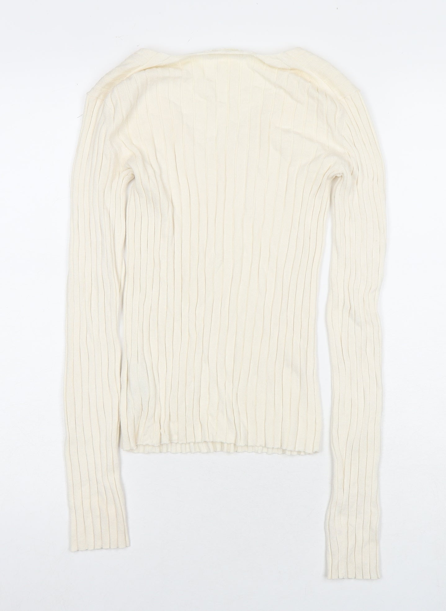 Womens UK Size S H&M White Pullover Jumper