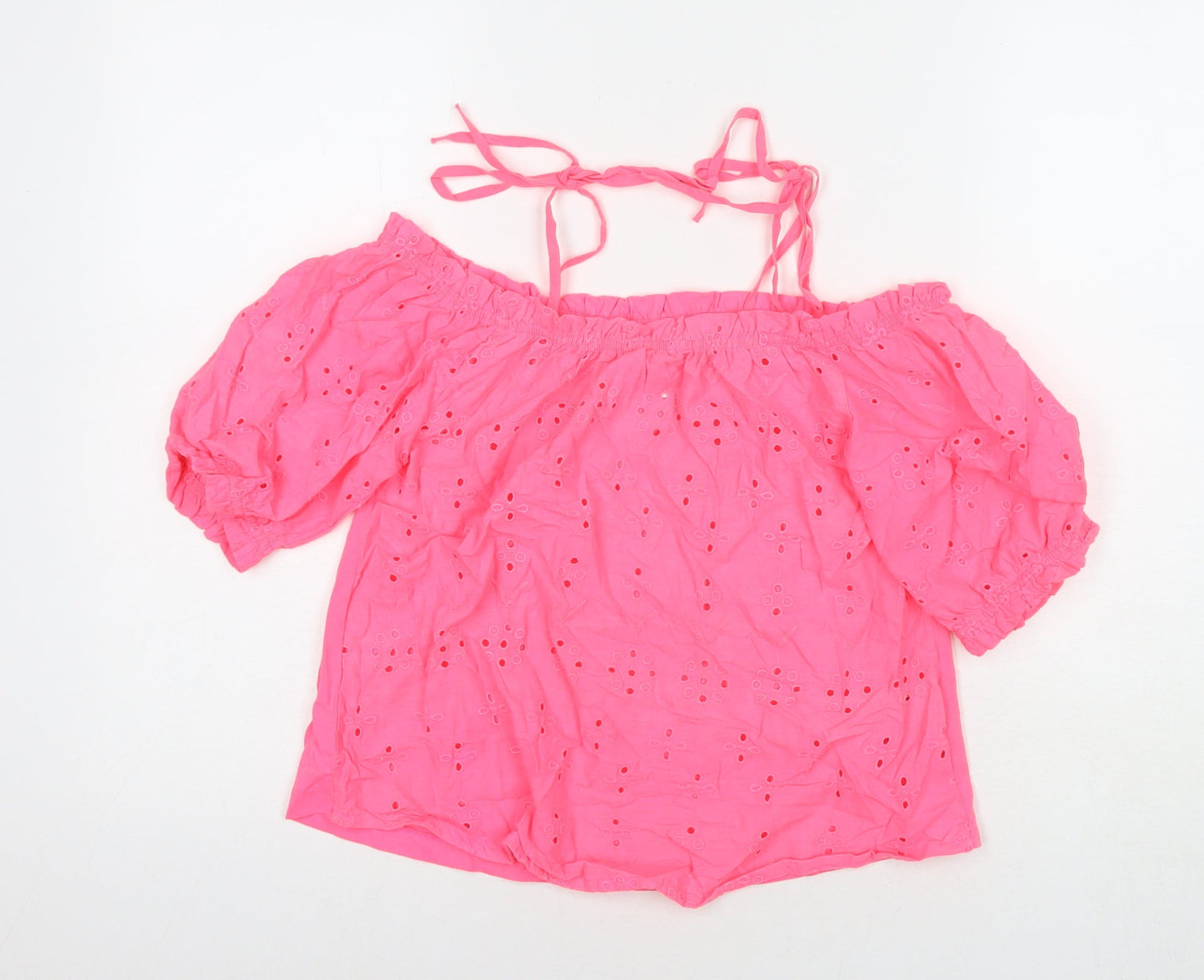 Womens UK Size 6 NEXT Pink Basic Tank