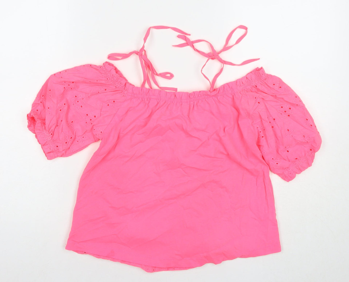 Womens UK Size 6 NEXT Pink Basic Tank