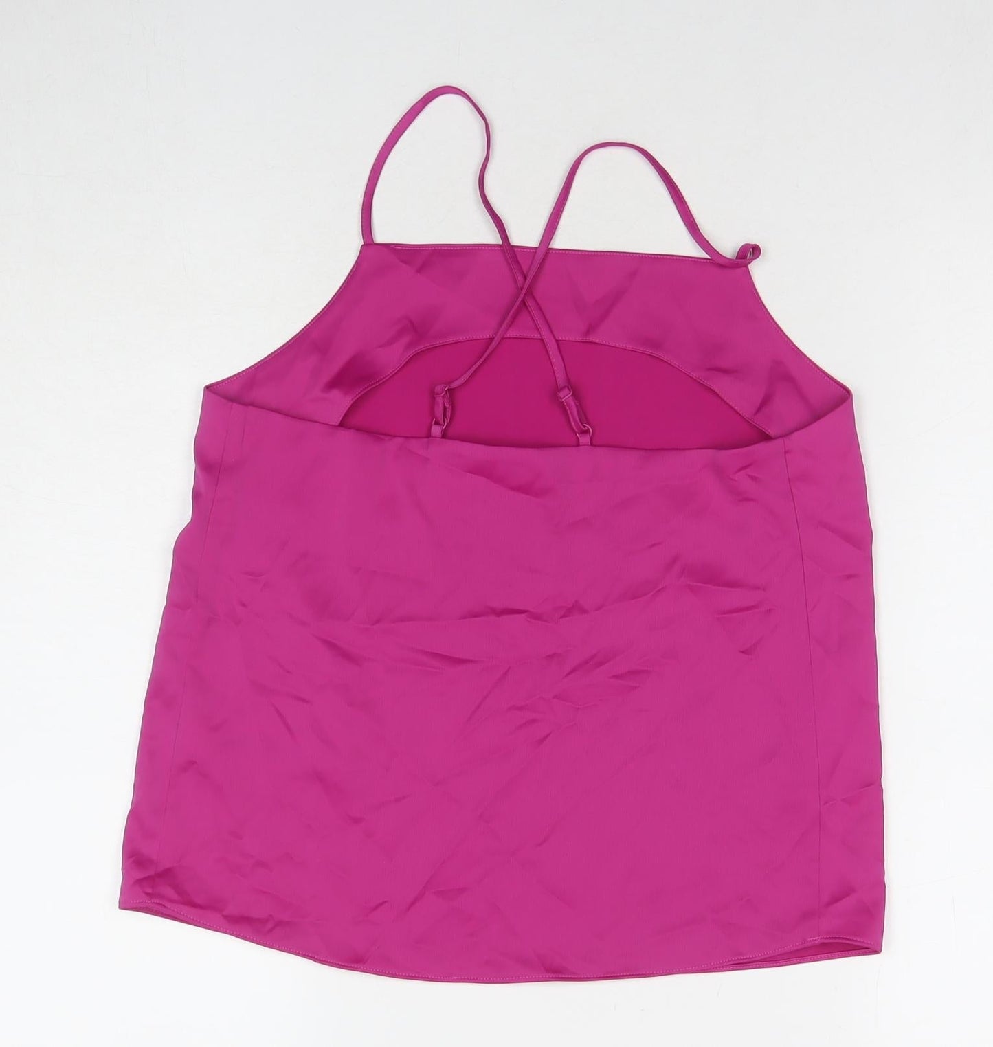 Womens UK Size 8 Marks and Spencer Pink Basic Tank