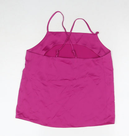 Womens UK Size 8 Marks and Spencer Pink Basic Tank