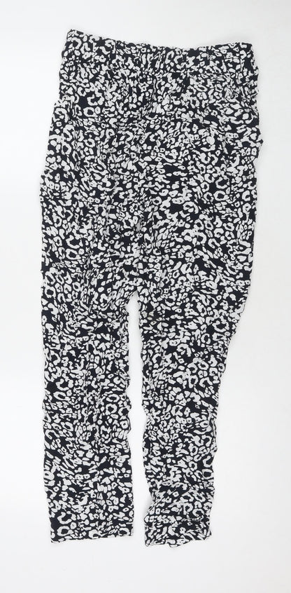 Womens UK Size 10 Marks and Spencer Regular Fit  Black Trousers