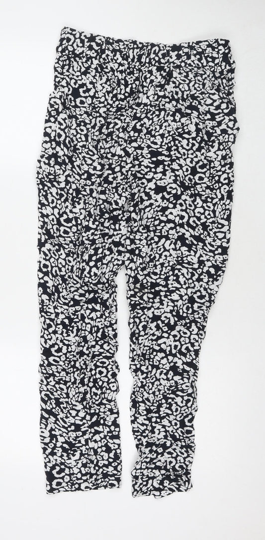 Womens UK Size 10 Marks and Spencer Regular Fit  Black Trousers