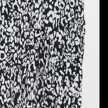 Womens UK Size 10 Marks and Spencer Regular Fit  Black Trousers