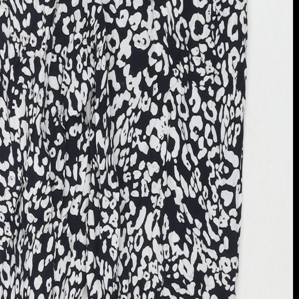 Womens UK Size 10 Marks and Spencer Regular Fit  Black Trousers