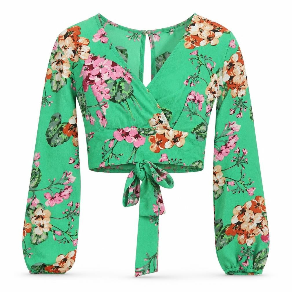 Womens UK Size 10 Quiz Green Basic Blouse