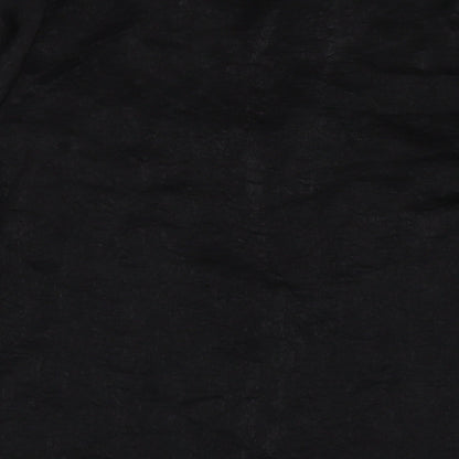 Womens UK Size 16 Roman Black Tunic Blouse